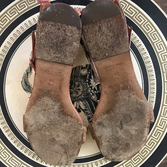 See by Chloé Brown Ankle Strap Sandals Size 36 - Picture 7 of 7